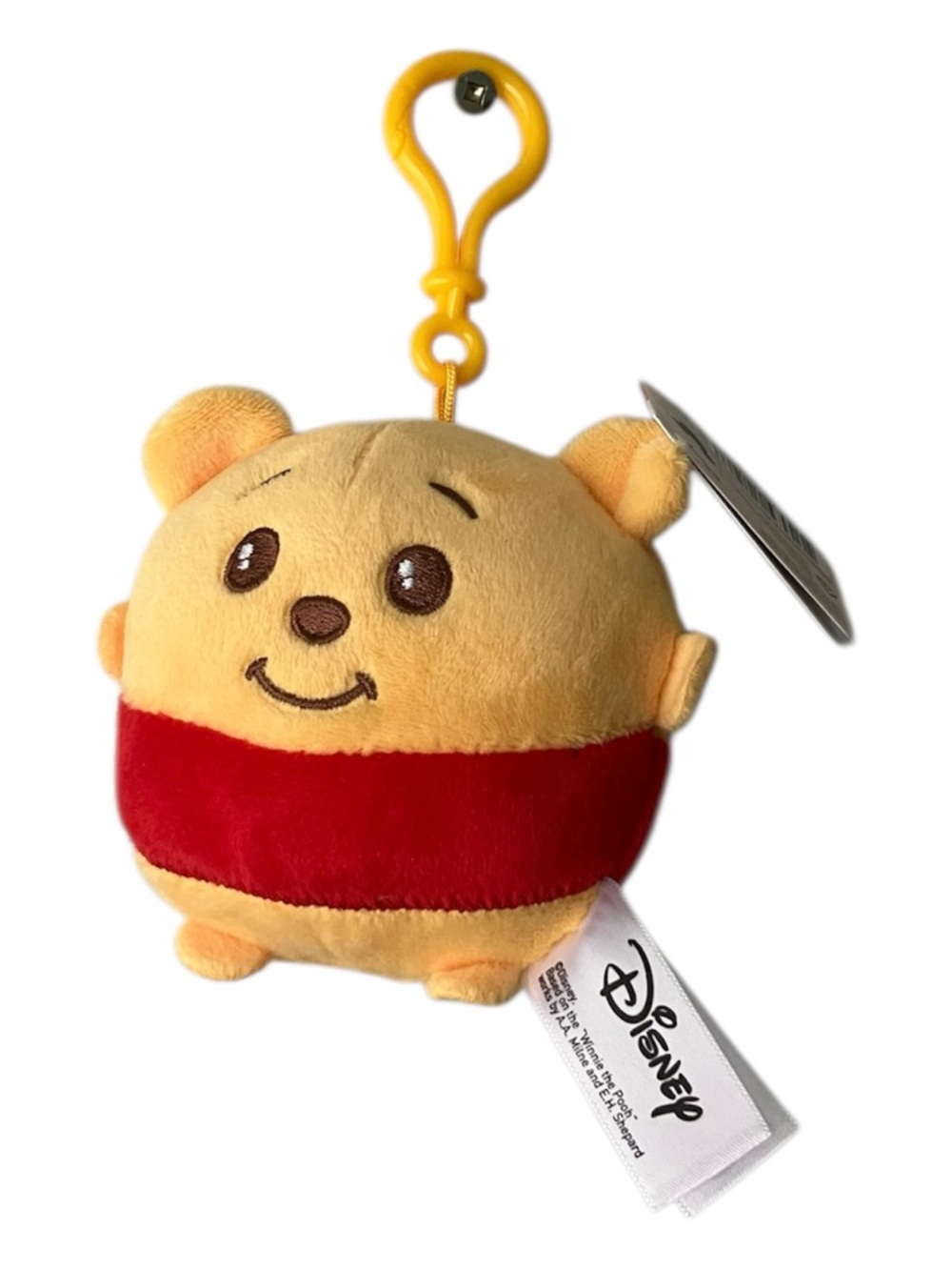 NEW Disney Winnie the Pooh Plush Backpack Clip Key Chain Soft Stuffed Animal
